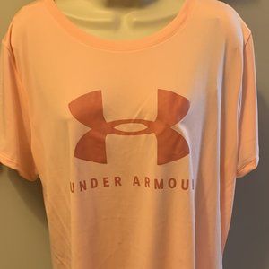 NEW Peach Under Armour Top